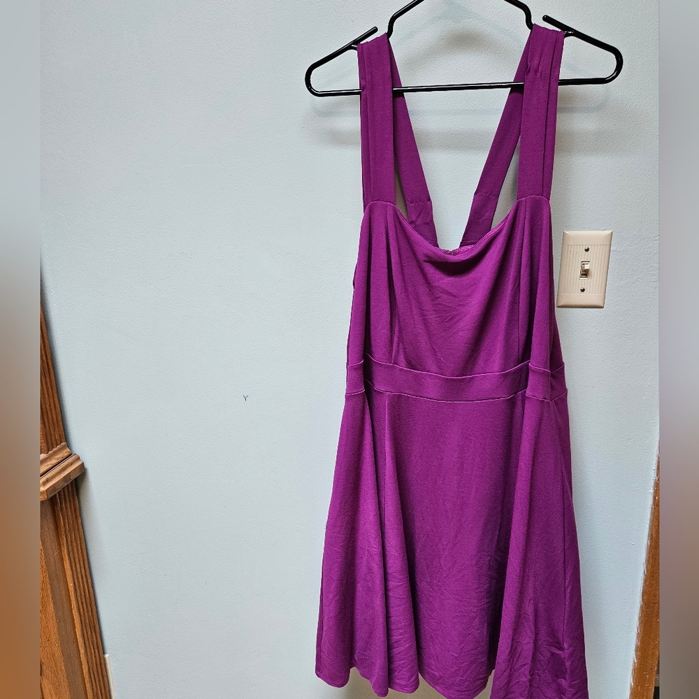 Elegant Purple Women's Dress